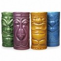 Verres Tiki lot de 4 