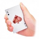 Décapsuleur en forme de carte à jouer as de pique en acier inoxydable