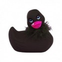 Canard Vibrant sextoy avec fourrure et strass 