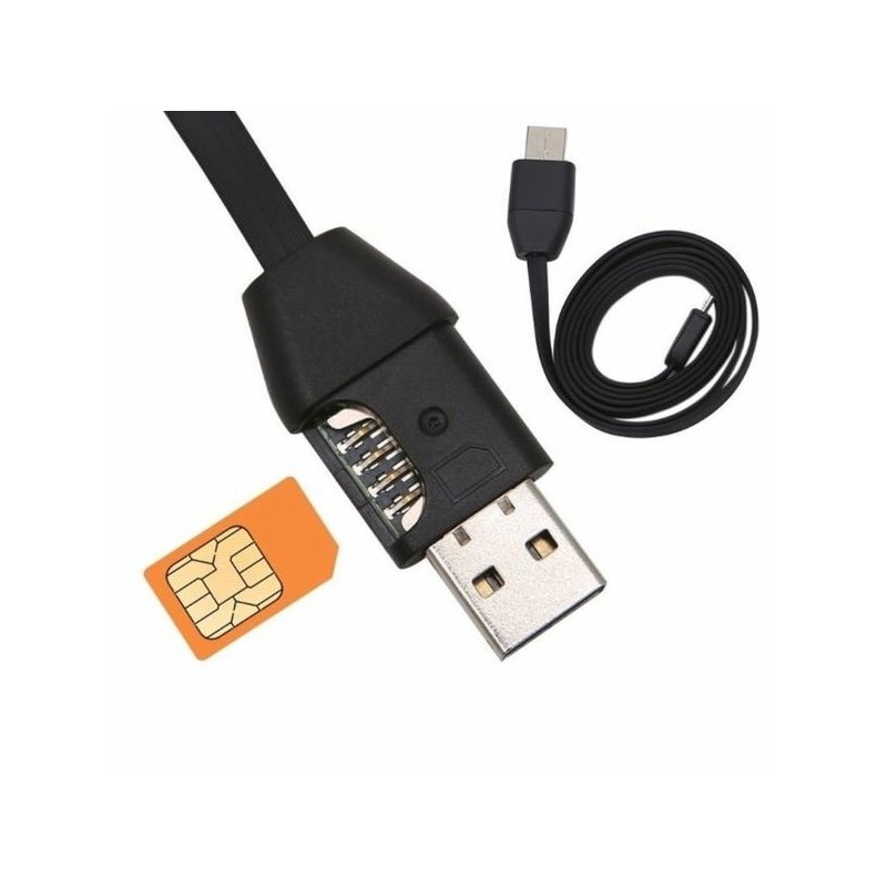 Câble chargeur de téléphone USB GSM Traqueur position GPS et mouchard 