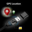Câble chargeur de téléphone USB GSM Traqueur position GPS et mouchard