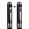 Stylo avec caméra espion Full HD 1080P noir et or 