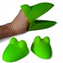 Manique tête de grenouille en silicone