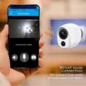 Caméra de surveillance waterproof IP et Wifi 1080P à détecteur de mouvement 