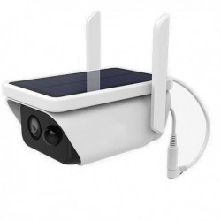 Camera de surveillance Wifi et IP vision de nuit étanche avec panneau solaire