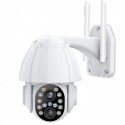 Camera de surveillance Wifi IP Rotative 1080P vision de nuit à lampe anti intrus Zoom X4