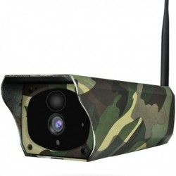 Caméra de surveillance waterproof à énergie solaire Wifi et IP camouflage
