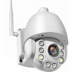 Caméra de surveillance à vision nocturne rotative Carte SIM 3G et 4G Zoom X5 