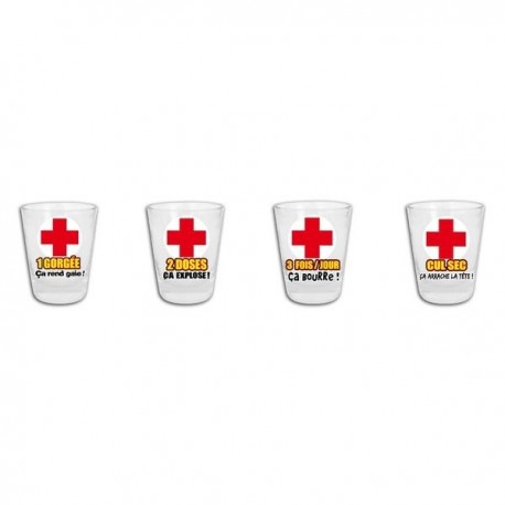 Verres shooters urgence médicale 