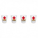 Verres shooters urgence médicale 