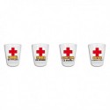 Verres shooters urgence médicale 