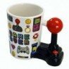 Tasse à anse manette joystick et inscription game over
