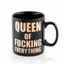Mug XXL 'Queen of Fucking Everything': Café Royal pour Démarrer la Journée avec Assurance