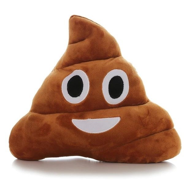 Coussin Emoji Crotte Souriante 18 Cm Coussin Emoji Crotte Souriante 18 Cm