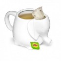 Tasse Éléphant avec Porte-Sachet à Thé: Design Unique pour Amoureux du Thé et de la Nature