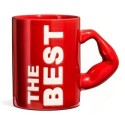 Mug 'The Best' avec Bras Musclé: Tasse Inspirante pour Votre Café Matinal Tonifiant