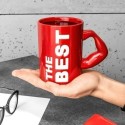 Mug 'The Best' avec Bras Musclé: Tasse Inspirante pour Votre Café Matinal Tonifiant