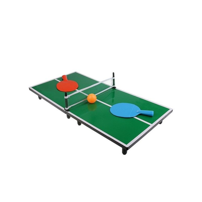 Ensemble Ping Pong Portable: Inclut 2 Raquettes, 1 Filet, 4 Balles