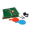 Table de Ping Pong Portative avec 2 Raquettes, Filet et 4 Balles - Plaisir de Jeu Partout