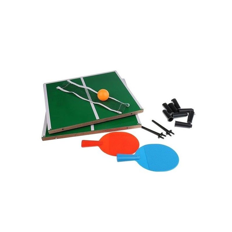 Ensemble Filet de tennis de table Portable + 2 raquettes + 3 balles