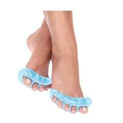 Séparateurs d’orteils fait en gel de silicone pour massage des pieds