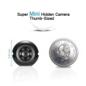 Micro caméra espion 1080P à détection de mouvement et vision nocturne avec clip 