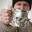 Tasse en acier Inox Tête de Mort