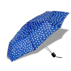 Parapluie pliable imprimé à pois