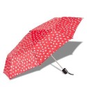 Parapluie pliable imprimé à pois