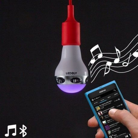 Ampoule haut-parleur Bluetooth à LED 