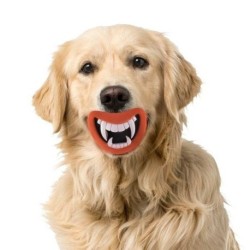 Jouet pour chien en forme de bouche 