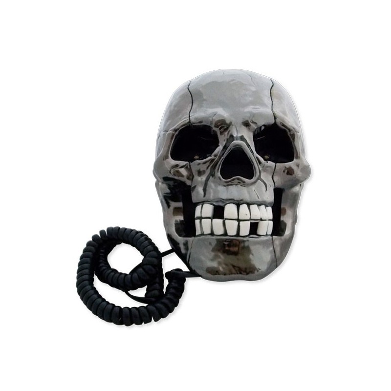 Téléphone insolite tête de mort CadeauLeo com