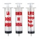 Verres à shot en forme de seringues 30ml (6 pièces)