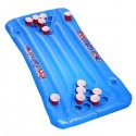 Matelas Gonflable avec jeu à boire Beer Pong 