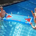 Matelas Gonflable avec jeu à boire Beer Pong 