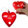 Porte-Clés en forme de coeur Loterie des Bisous