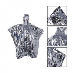 Poncho de Survie avec capuche en Aluminium 