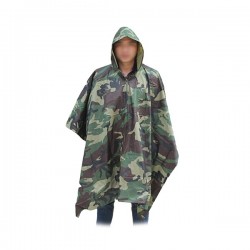 Poncho Imperméable motif camouflage 