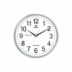 Horloge avec caméra espion Full HD 1080P Wifi ronde beige 