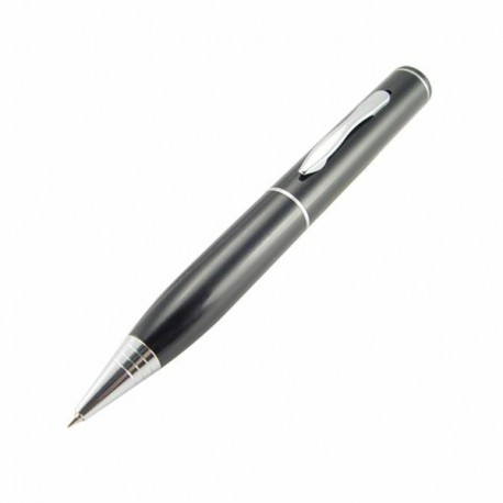 Stylo avec caméra espion gris et noir 8Go