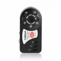  Mini caméra espion WiFi à vision nocturne 1080P et détecteur de son