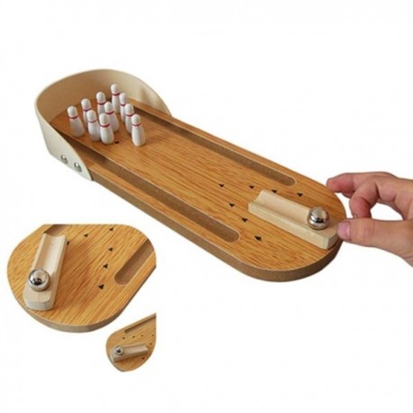 Piste de Bowling miniature en Bois