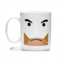 Mug bandit avec cagoule noire amovible