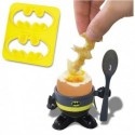 Kit Coquetier Batman avec coupe-toasts chauve-souris