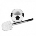 Brosse de toilette ballon de football