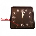 Horloge murale carrée avec caméra espion 4Go