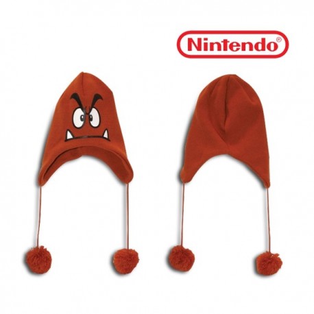 Bonnet avec cache oreilles Goomba Nintendo