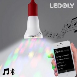 Ampoule LED Multicolore Bluetooth avec Haut-parleur