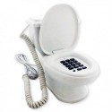 Téléphone en forme de toilettes