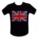 T-shirt lumineux drapeau Royaume-Uni
